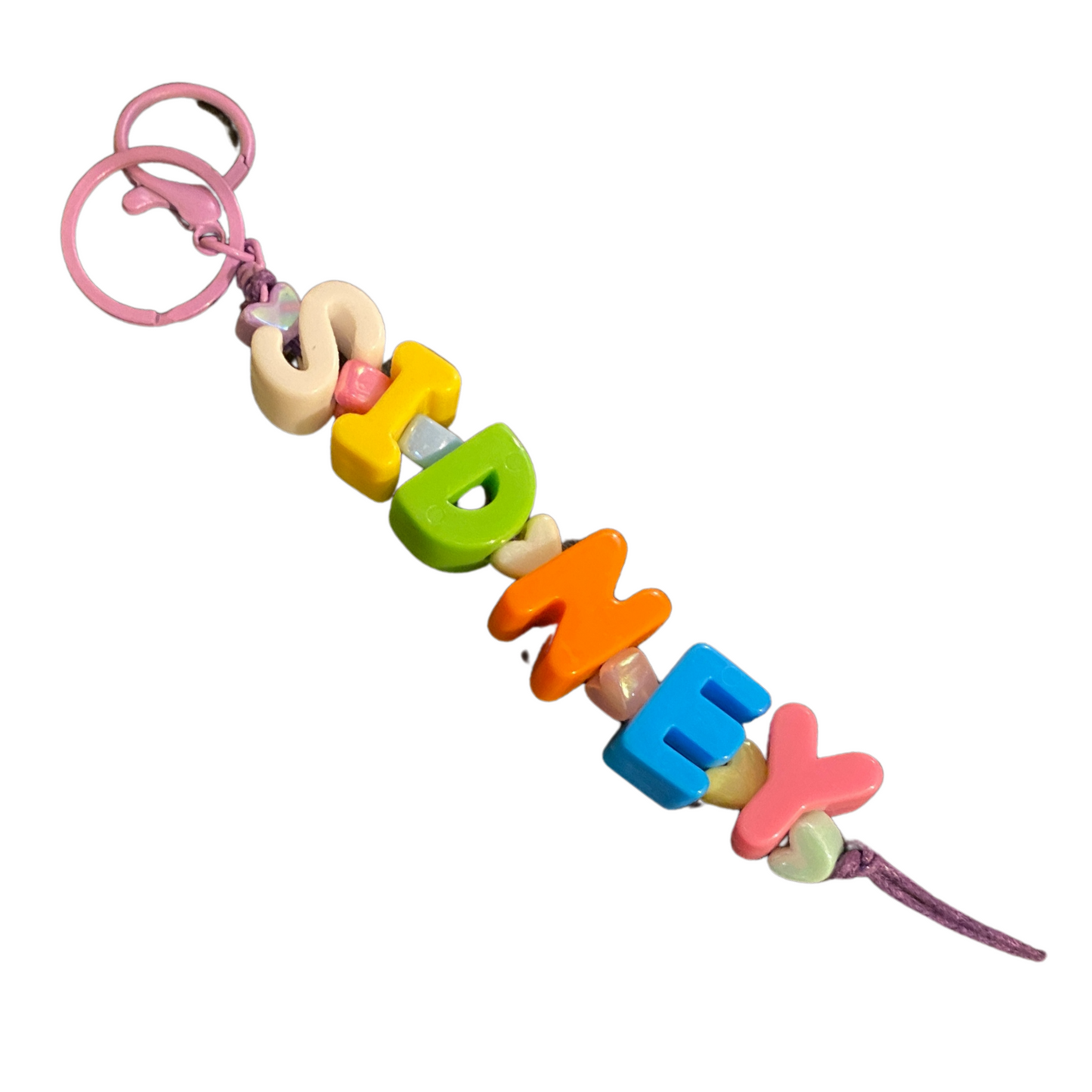 Chunky Name Keychain