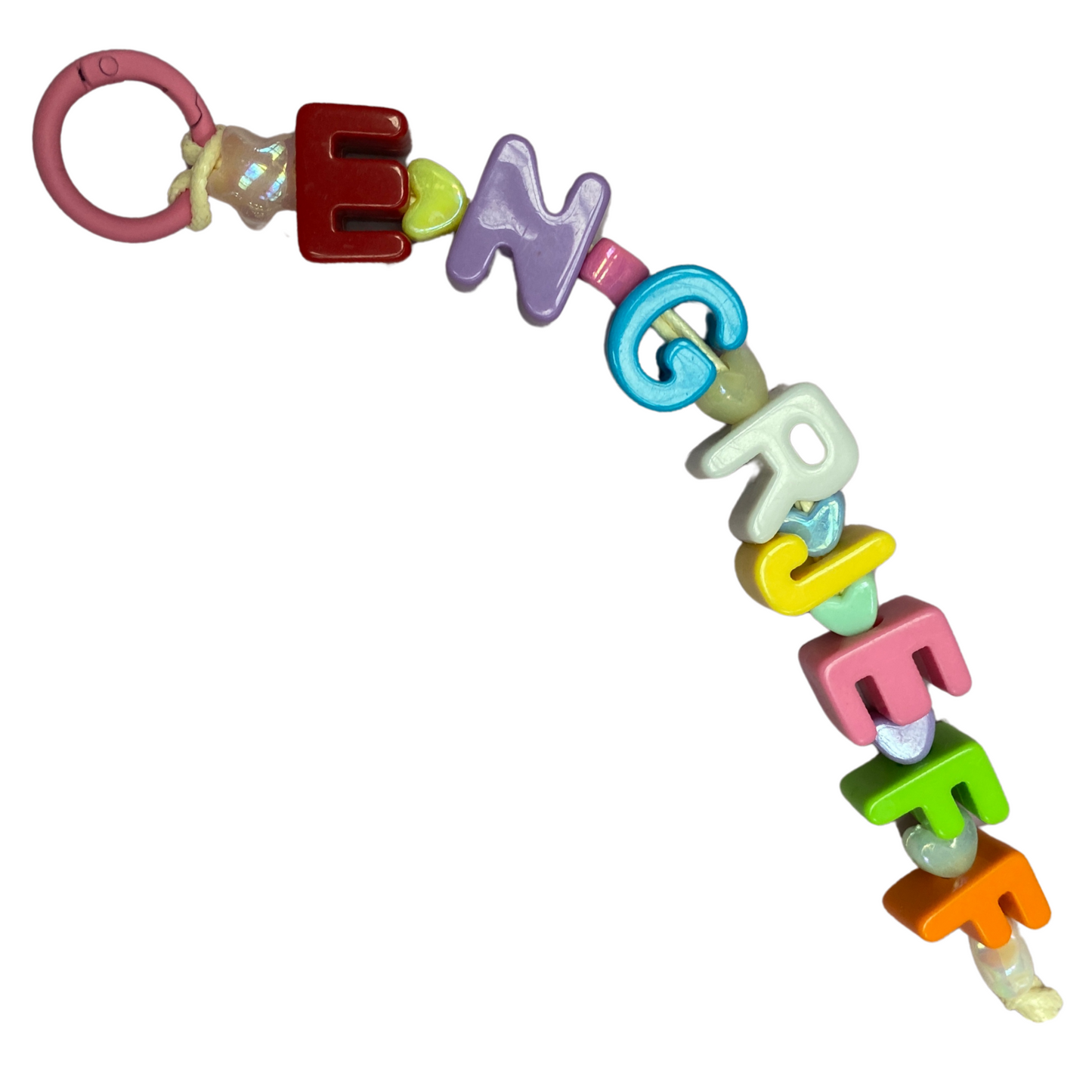 Chunky Name Keychain