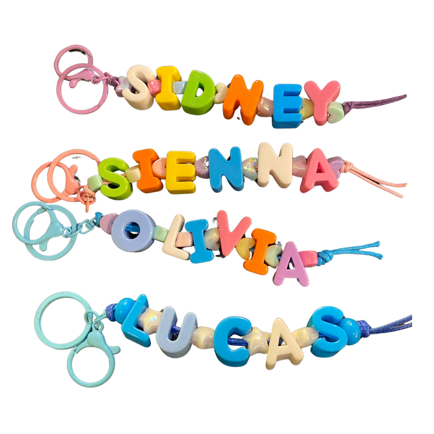 Chunky Name Keychain