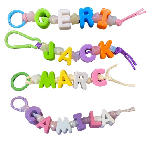 Chunky Name Keychain