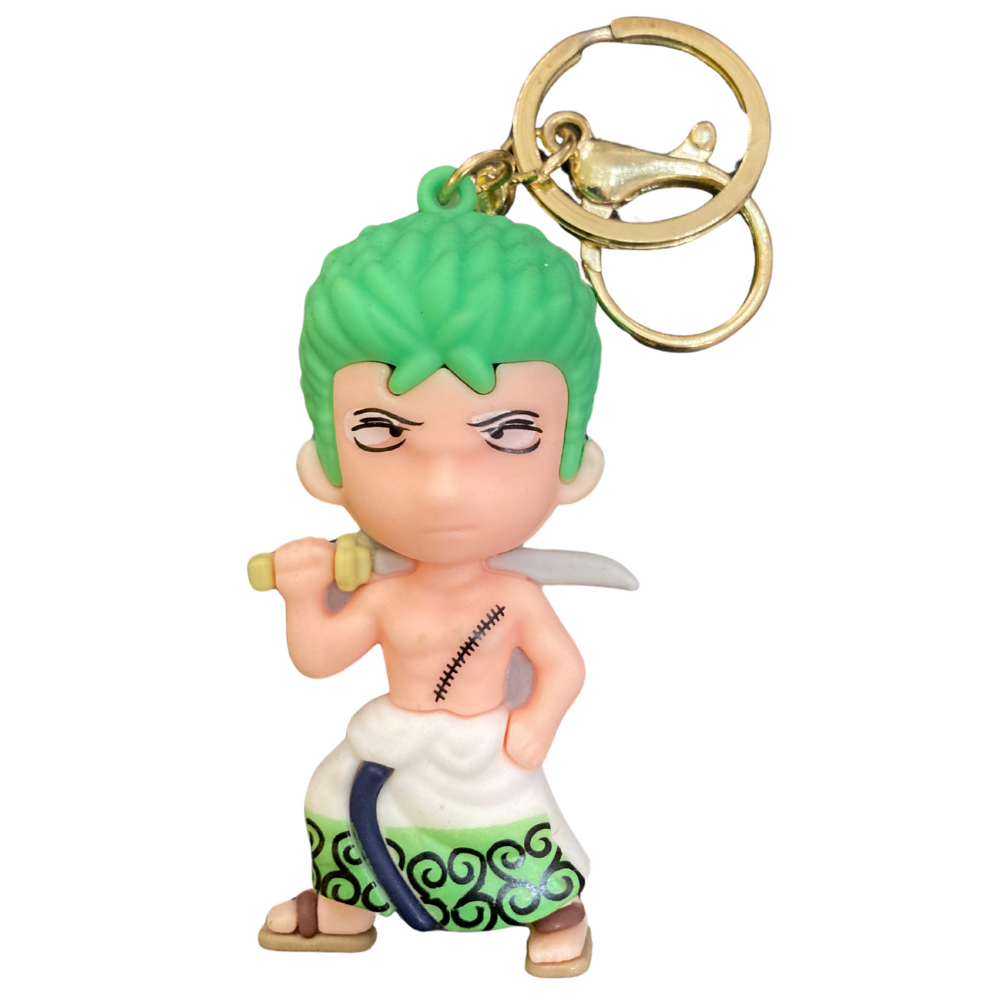 3D One Piece Character Keychain