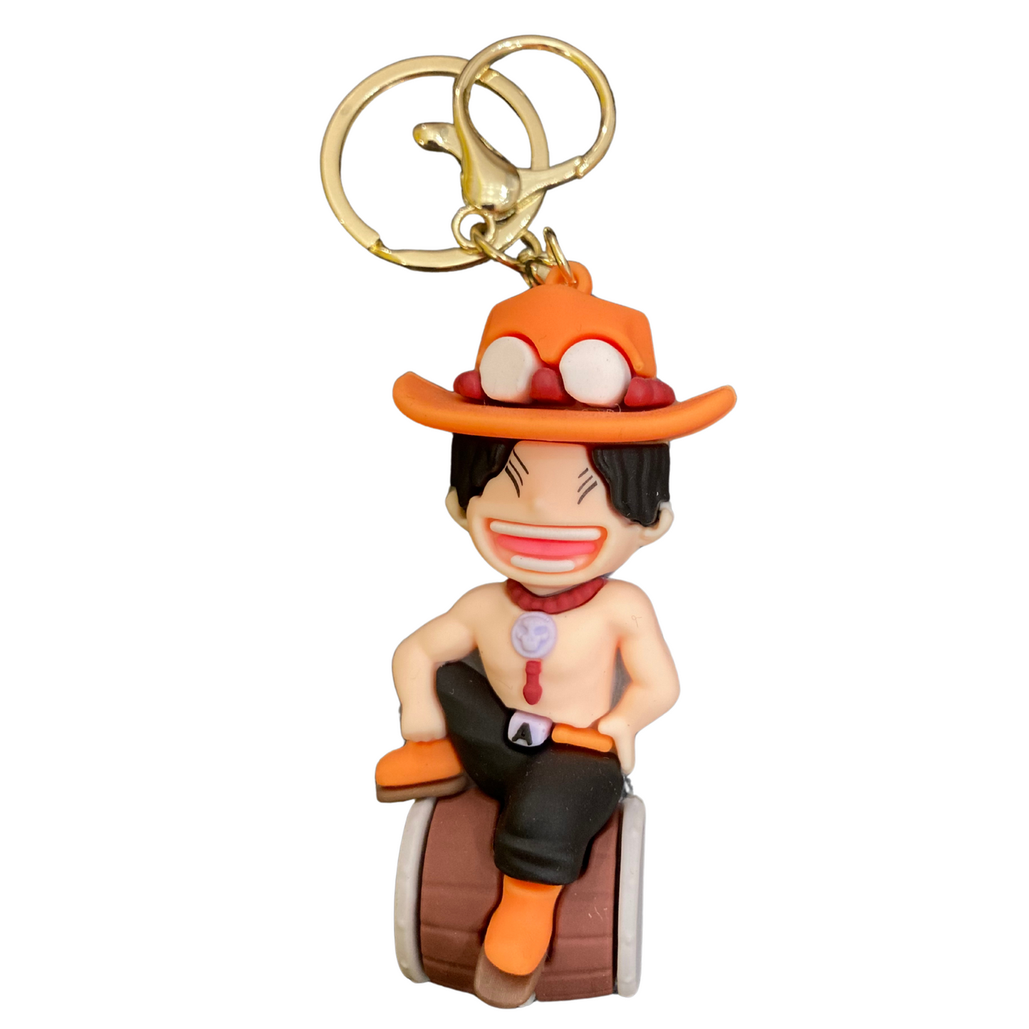 3D One Piece Character Keychain