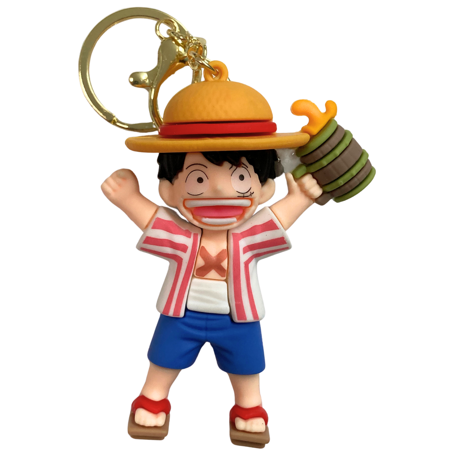 3D One Piece Character Keychain