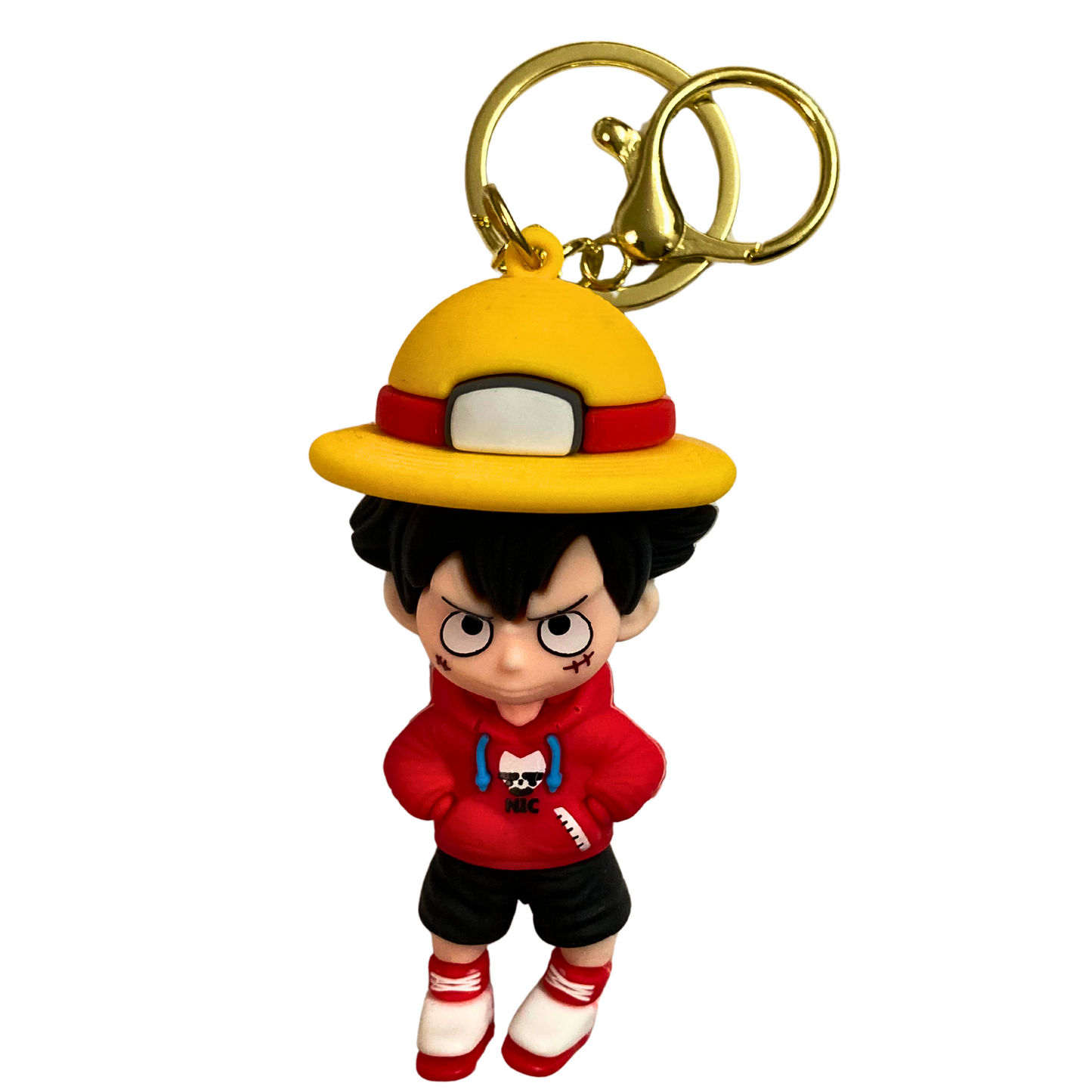 3D One Piece Character Keychain