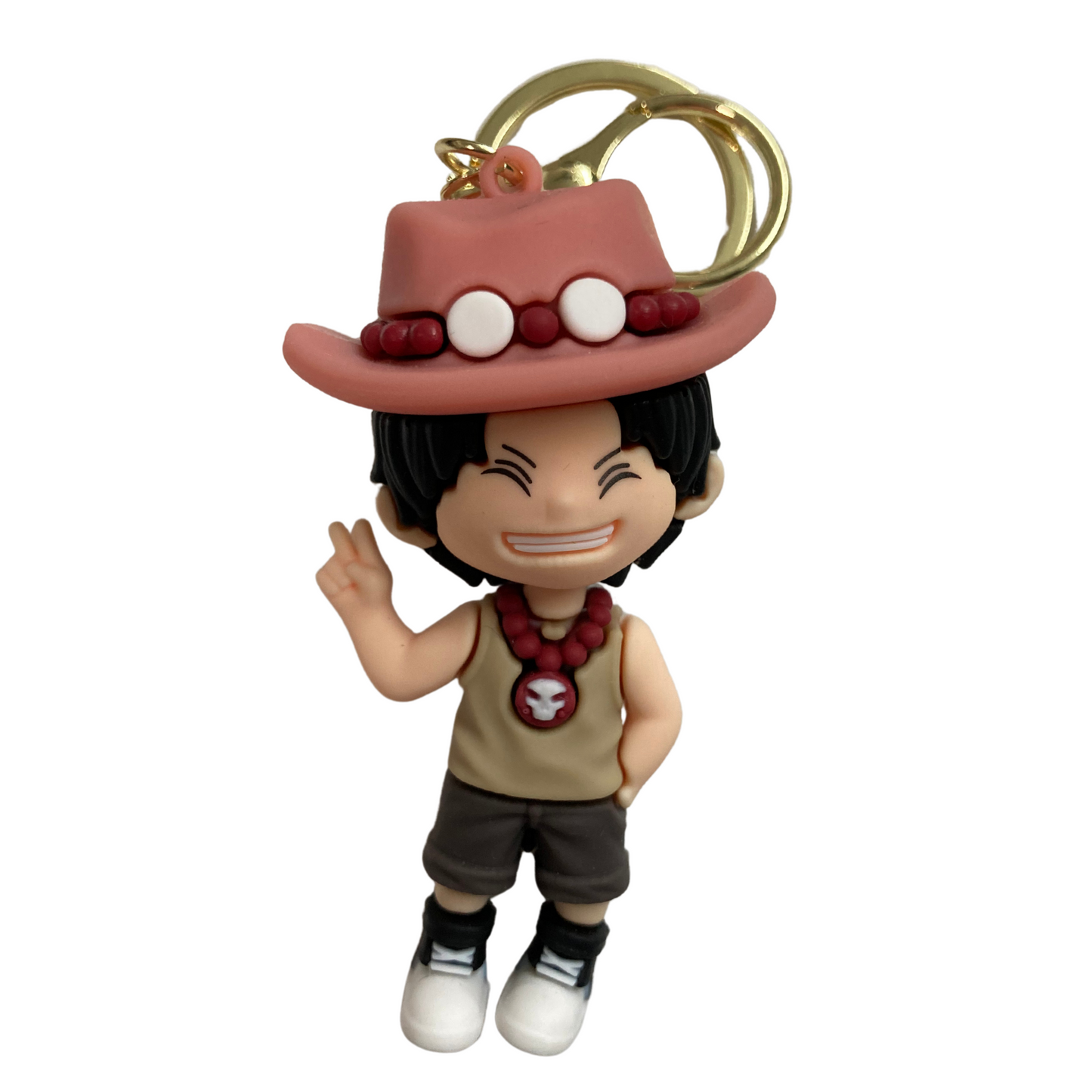 3D One Piece Character Keychain
