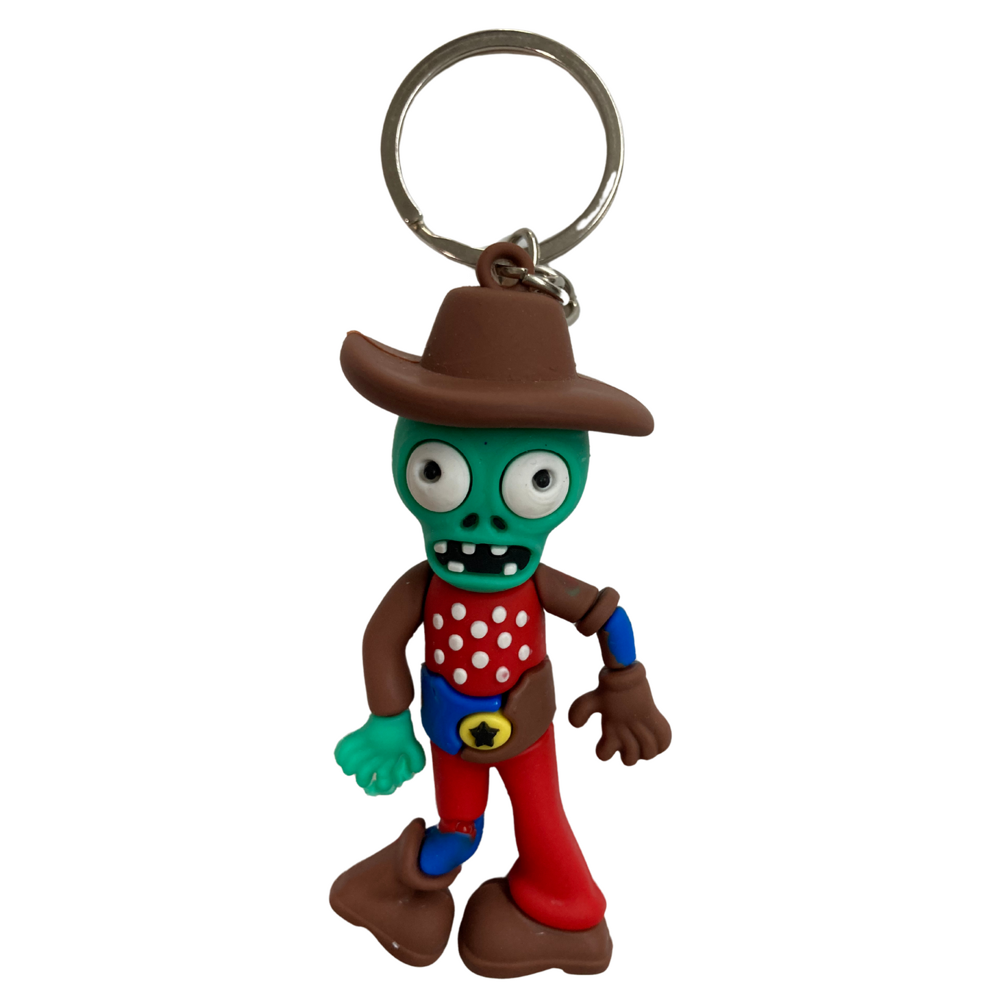 3D Plants vs Zombie PVZ Sunflower, Chomper, Peashooter, Zombie Keychain