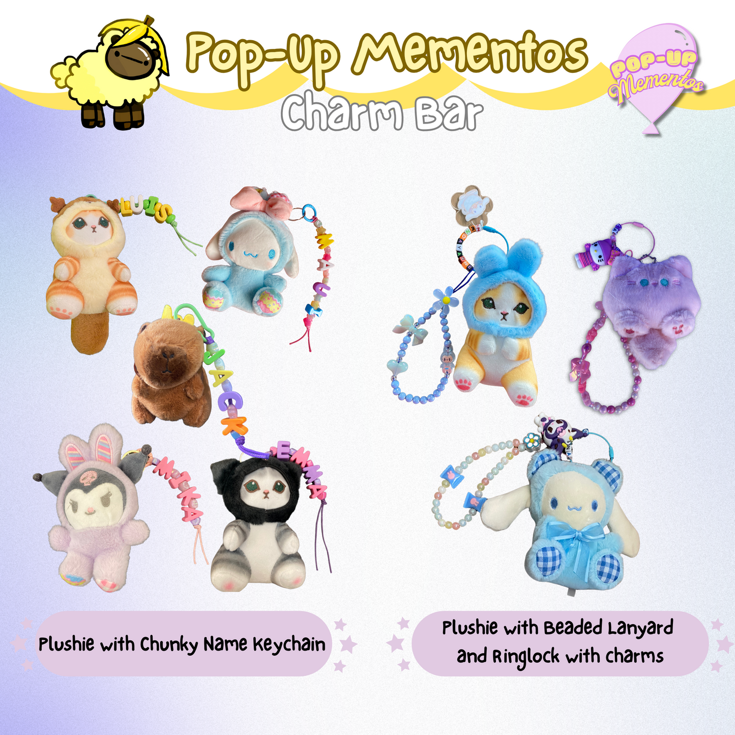 Pop-up Mementos Charm Bar
