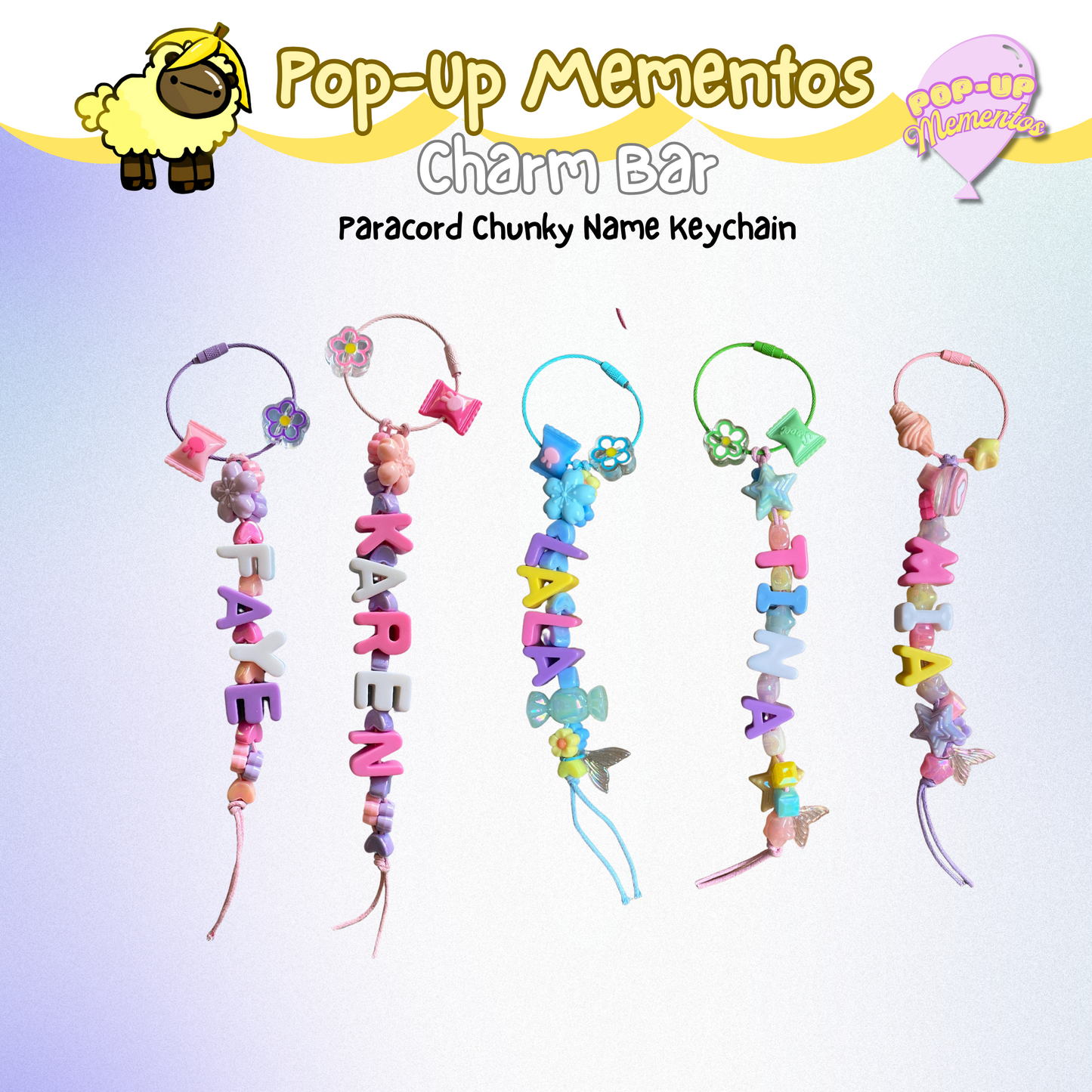Pop-up Mementos Charm Bar